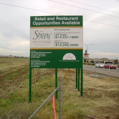Construction & Regulation Signs